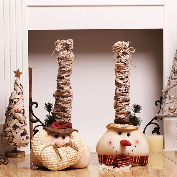 

61cm christmas santa claus snowman dolls christmas decorations for home natal figurines new year tree decorations