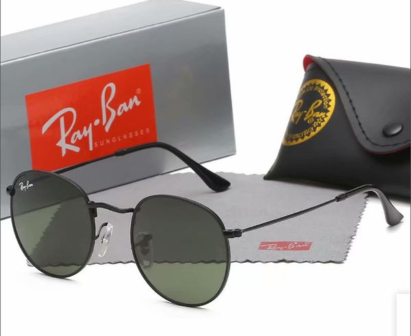 

2020sunglasses for men women luxury mens sunglass fashion sunglases retro sun glasses ladies sunglasses round designer sunglasses, Black