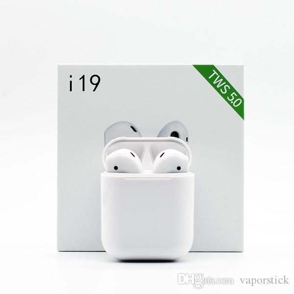 

I19 tw wirele touch headphone bt5 0 bluetooth mic head et earphone upport wirele charging for android window