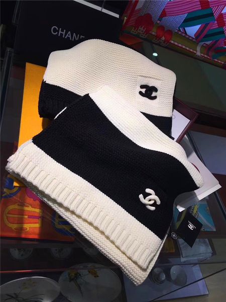 

2019 women's gift box high-quality high-grade 100% cashmere high-grade large letter scarf size for men and women 180*32cm, Blue;gray