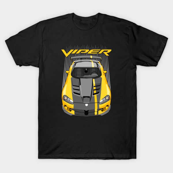

men t-shirt viper acr yellow tshirt women t shirt, White;black