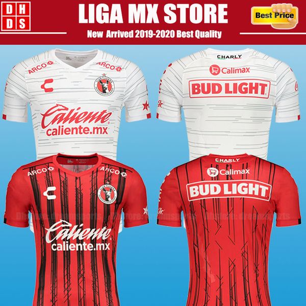 

2019 2020 Xolos de Tijuana CHARLY Soccer Jersey AP 19 20 Mexico Club LIGA MX Home Away Third Red White Camisa de Futebol Football Shirts Kit