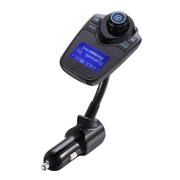 

12-24v car mp3 player handswireless bluetooth fm transmitter car kit mp3 player usb lcd modulator with blue/red light
