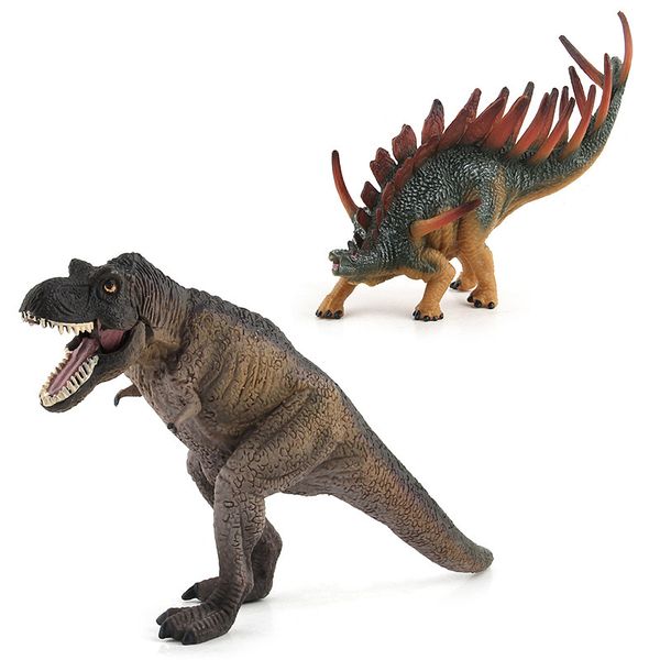 

model jurassic dinosaur model toy kentrosaurus t-rex utahraptor children's educational model