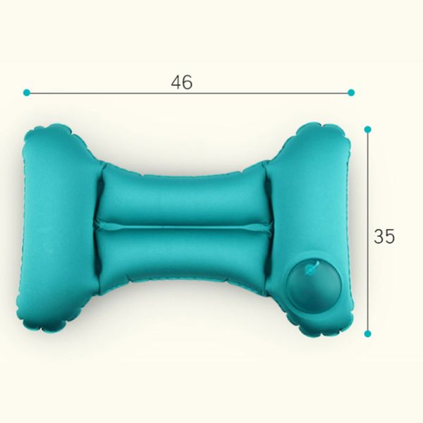 

portable outdoor automatic inflatable pillow travel dedicated pillow inflatable cushion soft neck protective headrest