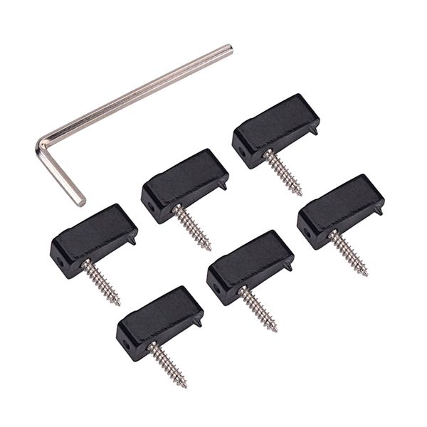 

nut set for heads without head for electric bass with parts of screws for black key