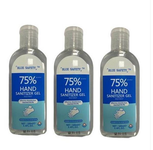 

3pcs 75% hand sanitiser antibacterial disinfectant gel alcohol sanitizer kills