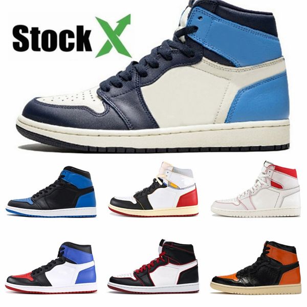 

2020 new jumpman 1 low sports basketball shoes for men women 1s black white green designer sneakers shoes brands trainers training eur#qa204