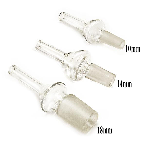 P002 Glasspitze Dab Nail Pfeifen Nägel 10mm 14mm 18mm Male Joint Dab Rig Bong Tool Bubbler Pipe Zubehör