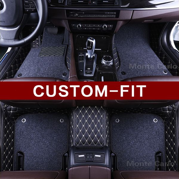 

custom fit car floor mats for verna accent solaris all weather 3d car-styling carpet rugs liners (2006