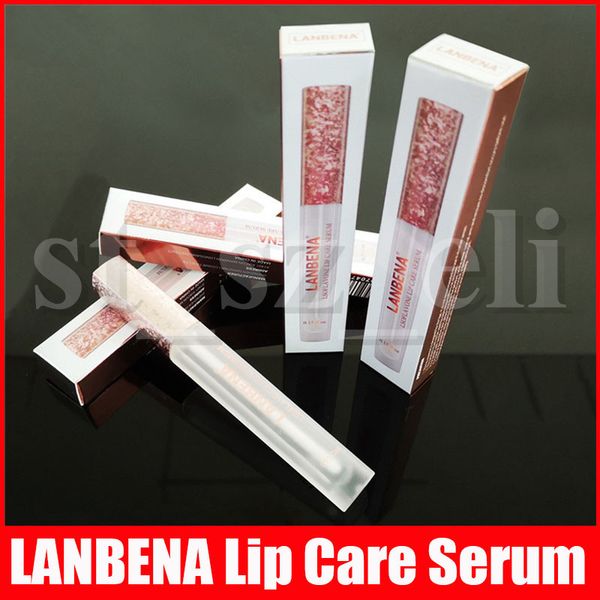 lanbena lip care serum lip plumper repairing reduce mask fine lines increase moisturizing lip gloss 0.15 fl oz, Red;pink