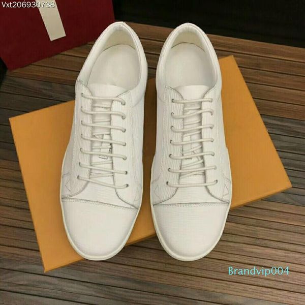 

men shoes sneakers mens designer sneakers for men with genuine leather fashion casual men shoes 39, Black