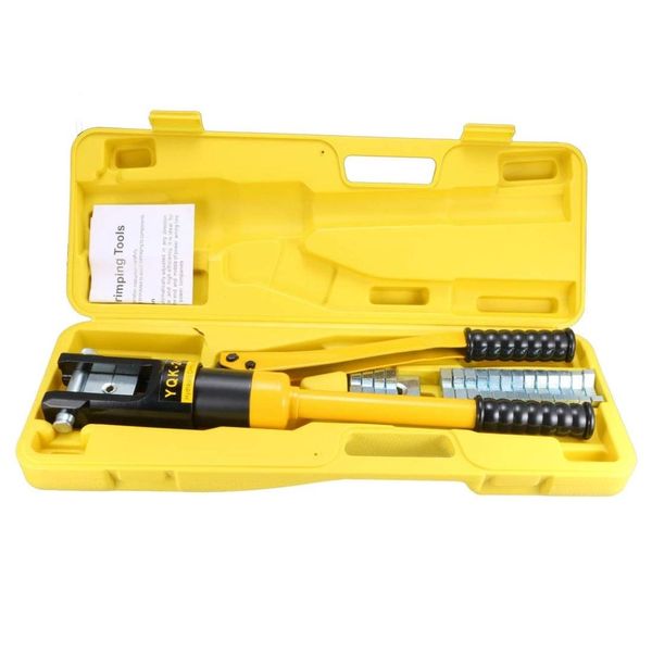 

12 ton hydraulic wire cable lug terminal crimpers crimping tool 10 dies yqk-240