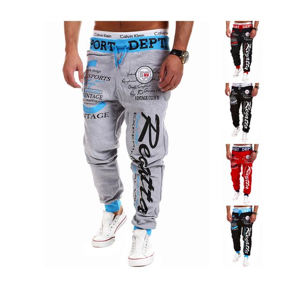 

mens fashion designer 2020 letter trousers brand sweatpants new arrive sport gym pants 5 colors top, Black
