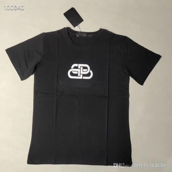 

высокое качество 2019 хлопок футболка мода круглый вырез печать письмо с короткими рукавами хлопок свободные женщины футболка, White