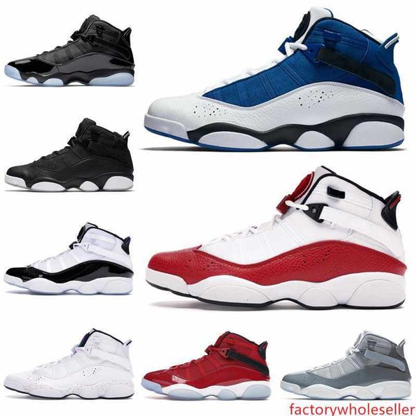 

new mens basketball shoes 6 six rings concord confetti taxi bred space jam mens trainers athletic sports designer sneakers 7-13