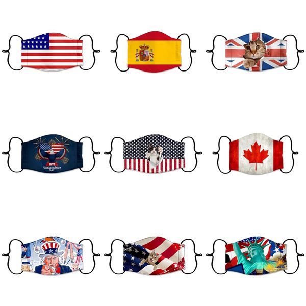 

100 1шт оптовой партии способа конструктора маска для взрослых fun костюмированный моющийся mouth муфельная маска многоразового пыли теплый