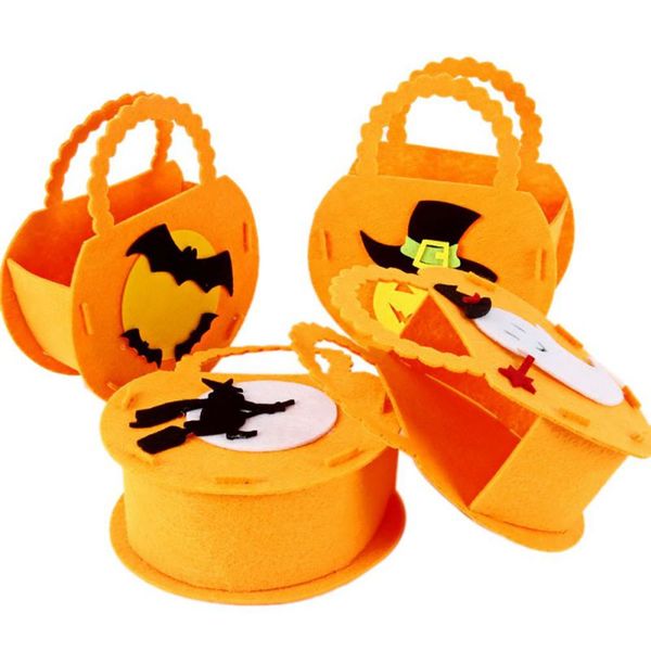 

halloween pumpkin candy tote bag ghost festival mall kindergarten cookies gift bag halloween decorations