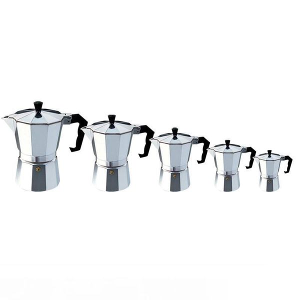 

eworld moka espresso coffee maker machine glanaluminum 1cup 3cup 6cup 9cup 12cup italian stove percolator pot tool