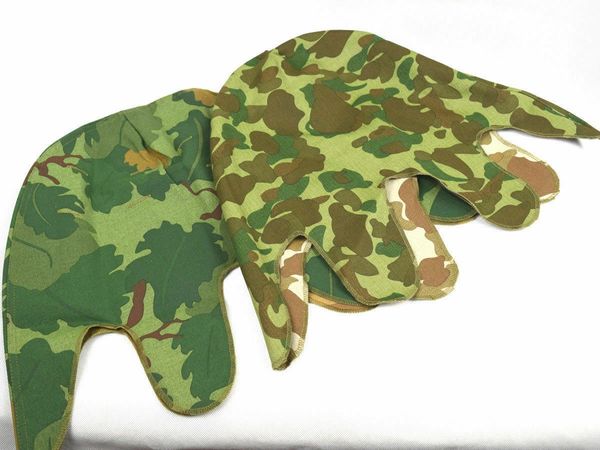 

two vietnam war us army mitchell frog skin camo reversible helmet cover pair of outdoor military cap boxing ring