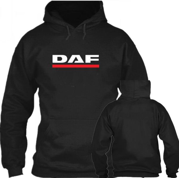 

daf print brand men's hoodies with hood sweatshirts men fleece streetwear warm tracksuit men hoody coats pullover eu size, Black