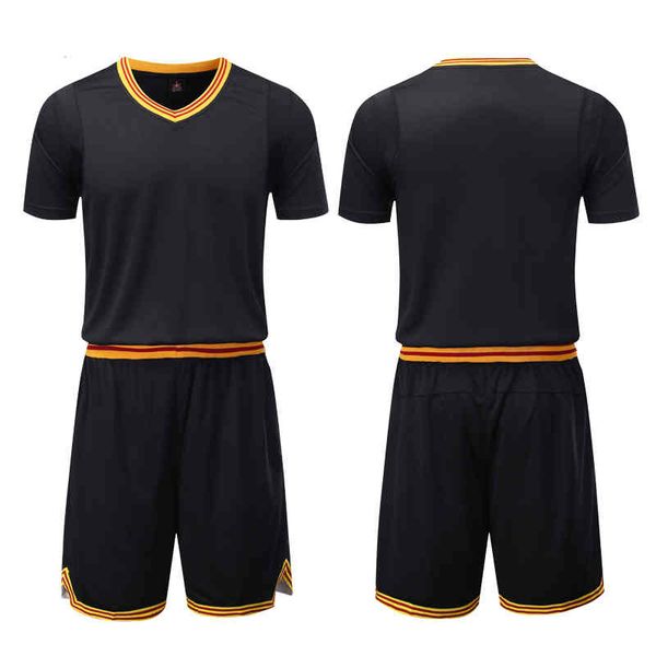 

2020 new custom basketball jersey mens embroidery logos 100% stitched basketball sets 089, Black;red