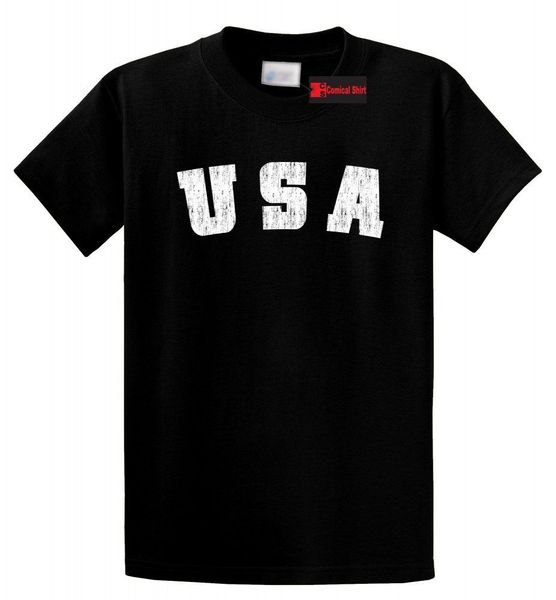 

distressed usa t shirt american pride patriotic home gift tee, White;black