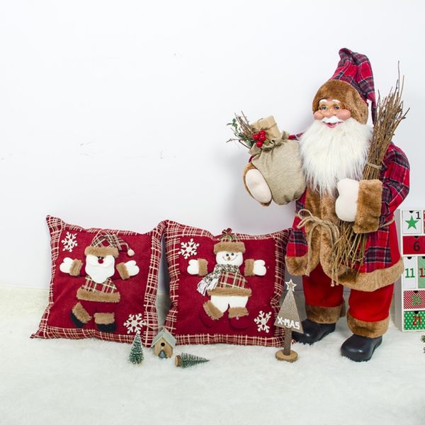 

перевозка груза падения рождество подушка санта cluas снеговик doll подушка rudolph стерео подушка подарок supplies украшение для дома