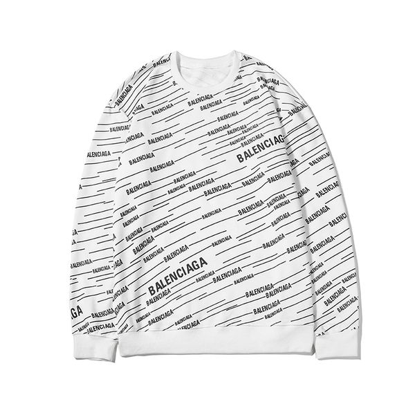 

black white mens womens sweatershirts whole cloth letter printed o-neck casual pullover sweatshirt sweater b103688v