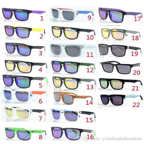 

brand designer spied ken block helm sunglasses 22 colors fashion sports sunglasses oculos de sol sun glasses shades eyewear, White;black