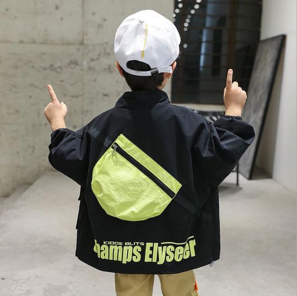 

new arrival spring fashion boy's coat casual coat for children age 3-14 years old 2020 style boys, Blue;gray