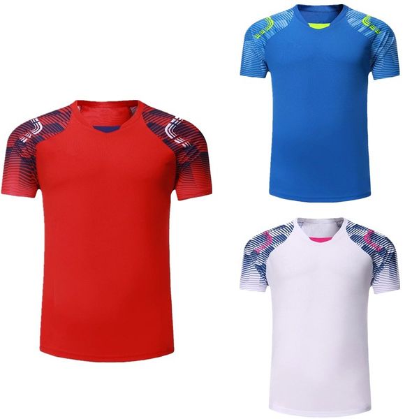 

fashion competition tennis clothing men's and women's suits custom printed short sleeve t-shirt breathable quick dry match clothin, Black