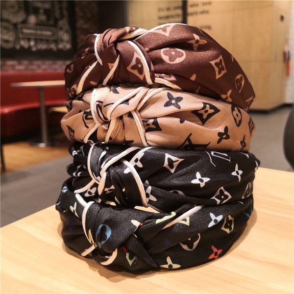 

print letter sport headbands for women fashion ladies hair band for party delicate girls hair jewelry, Silver