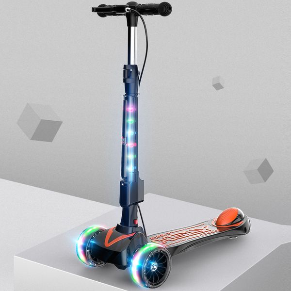 

height adjustable wide tire 4 wheels kids scooter child kick scooter child 3 wheel