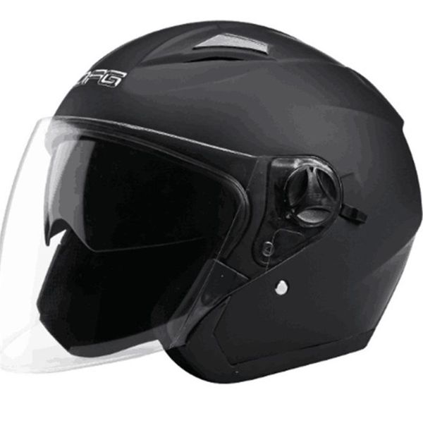

helmet motorcycle open face motorcycle racing retro helmet double lens