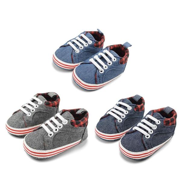 

baby prewalker canvas shoes soft soles lace-up casual boys girls daily breathable infants first walkers