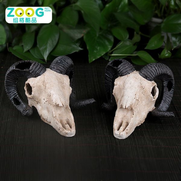 

crawler animal avoid cave crawler box landscaping decoration fish tank a decoration landscaping antelope skull