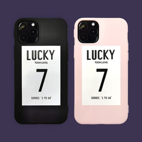 

no.seven new couple phone case for iphone 11 11pro max x xr xs iphone 8plus phone cases back cover