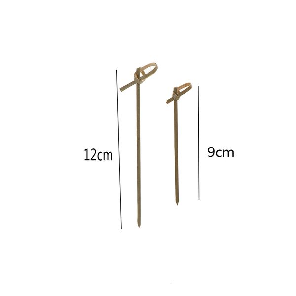 

100 pcs 9/12cm disposable bamboo fork twisted party buffet fruit desserts food cocktail sandwich fork stick pick skewer