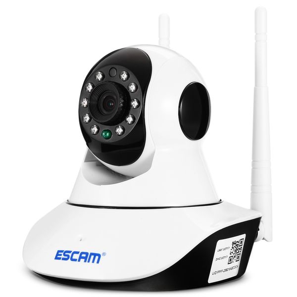 

escam 720p p2p wifi ip camera night vision / pan tilt function p2p technology, plug and play, convenient to use