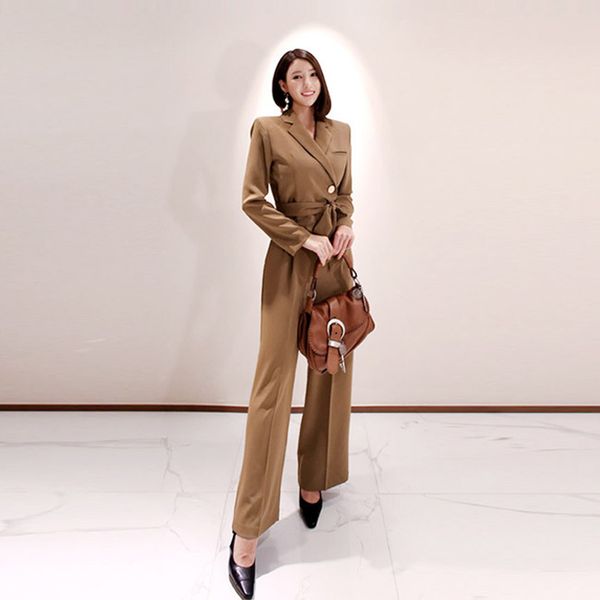 

fashion women new arrival casual comfortable jumpsuit vintage work style temperament wild trend elegant cute romper, Black;white