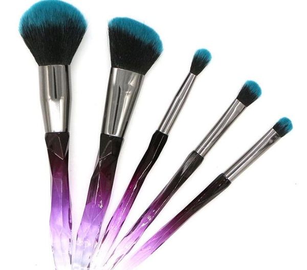 

make up mermaid brushes makeup 4 colors 5 pcs for blusher beauty ing