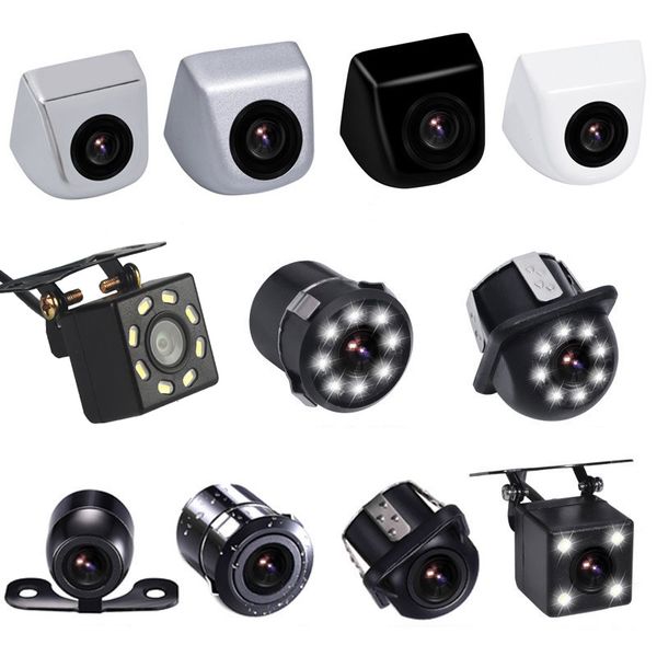 

tefanball car rear view camera universal led night vision backup parking reverse camera waterproof 170 wide angle hd color image