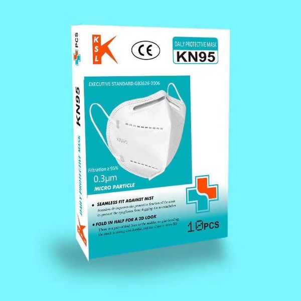 

KN95 Face Mask Folding Anti Haze Dust PM2.5 Droplet Protective Face Masks with Breathing Air Valve Reusable Mask Shipping DHL
