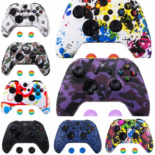 

dbjth elite patterned star universe orange soft touch upper front shell housing case kit for xbox one custom controller model 1698