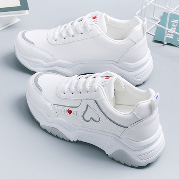 

2020 spring small white shoes female spring new ins and autumn wild student board shoes sports tide, Black
