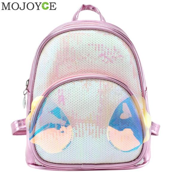 

прекрасный блестки рюкзак дети девушки лазерные крылья небольшой рюкзак дети случайные плеча сумки для книг