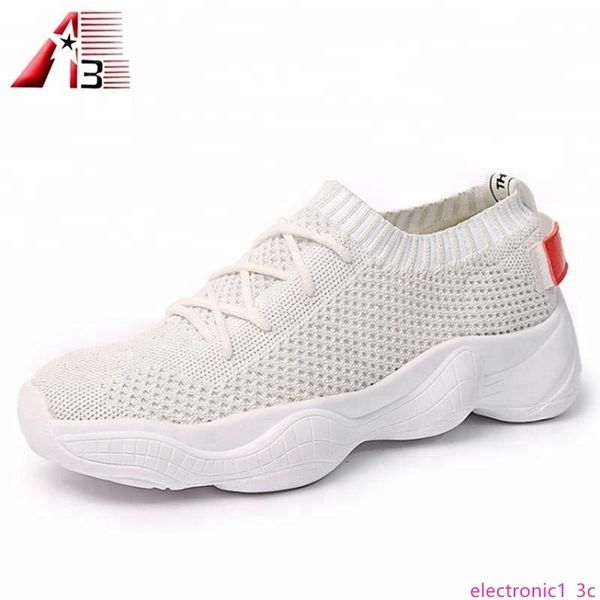 

upper running shoes for women homme factory price oem&odm men women comfort casual shoes breathable knitted, Black;green