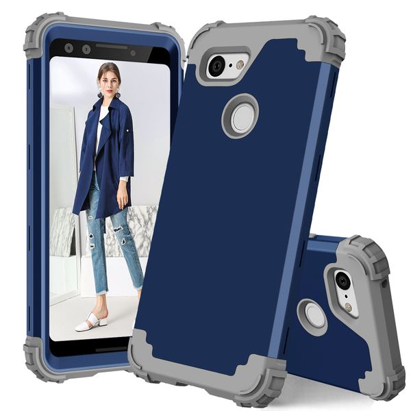 Custodie Defender per impieghi gravosi ibridi antiurto per Google Pixel 3 XL 3A 4XL 4 5 4A 5G 5A 6A 7 Pro 6