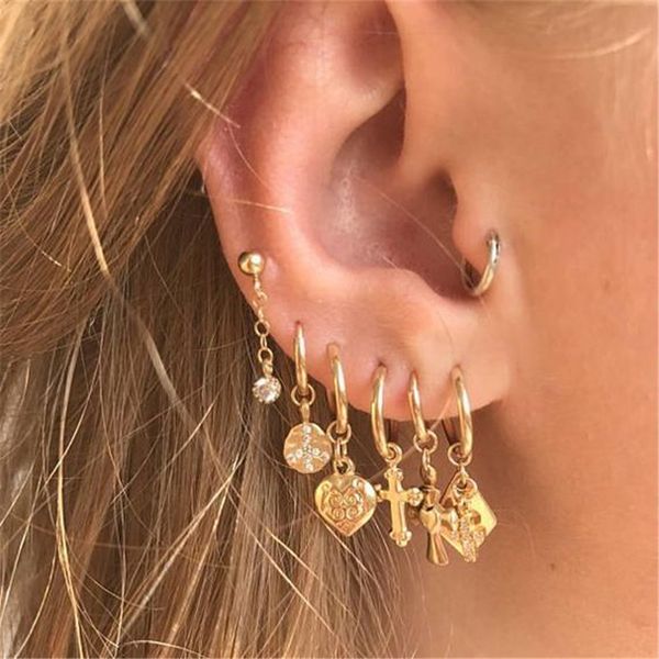 

artilady small hoop earring for women cartilage earring hoop earrings jewelry gift, Golden;silver